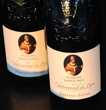 Habemus Papam Chateauneuf du Pape Santa Duc